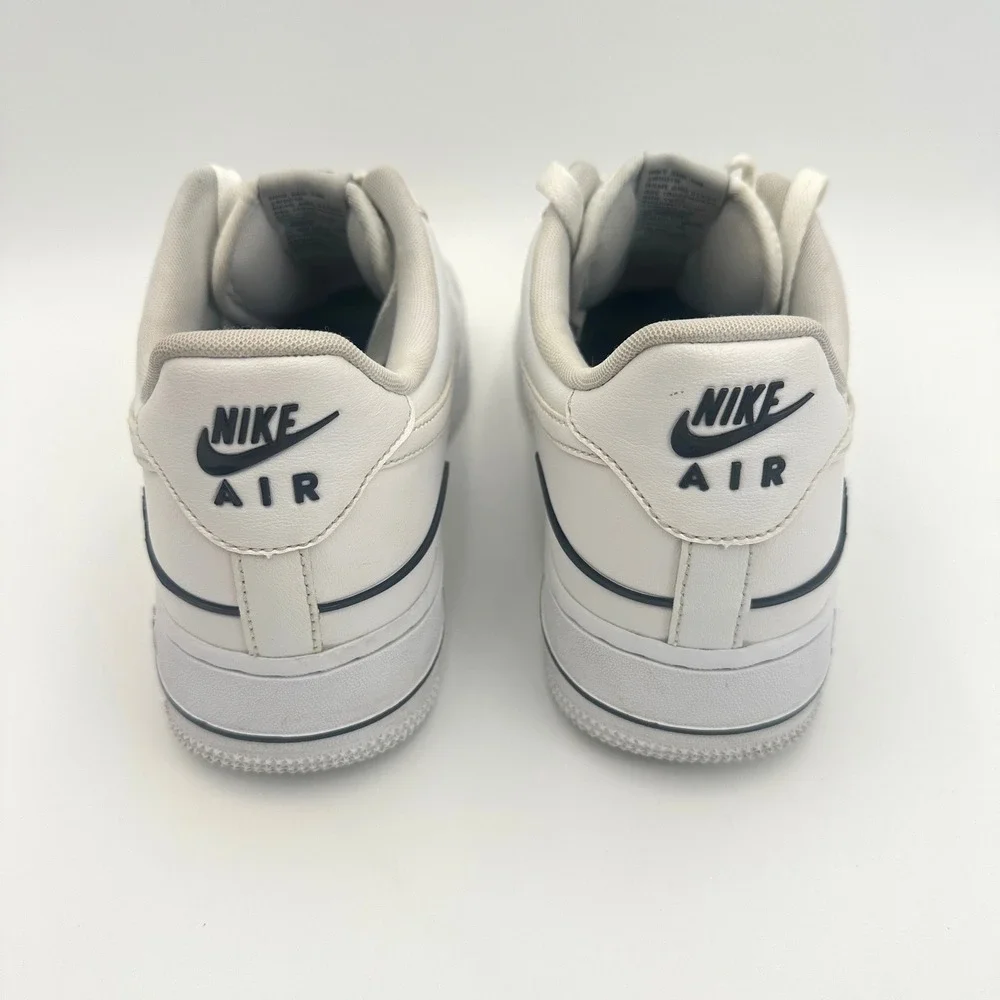 Nike Air Force 1 07 LV8 Mens 8.5 White Black Double Air CJ1379-100 Sneakers